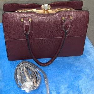 Dark purpure executive bag